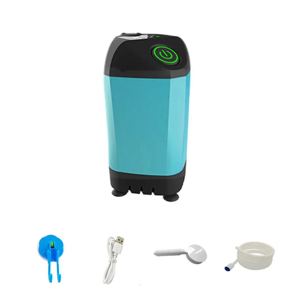 Portable Rechargeable Electric Shower Pump USB Powered Waterproof for Outdoor Camping Beach Hiking Pet Bath Car Wash